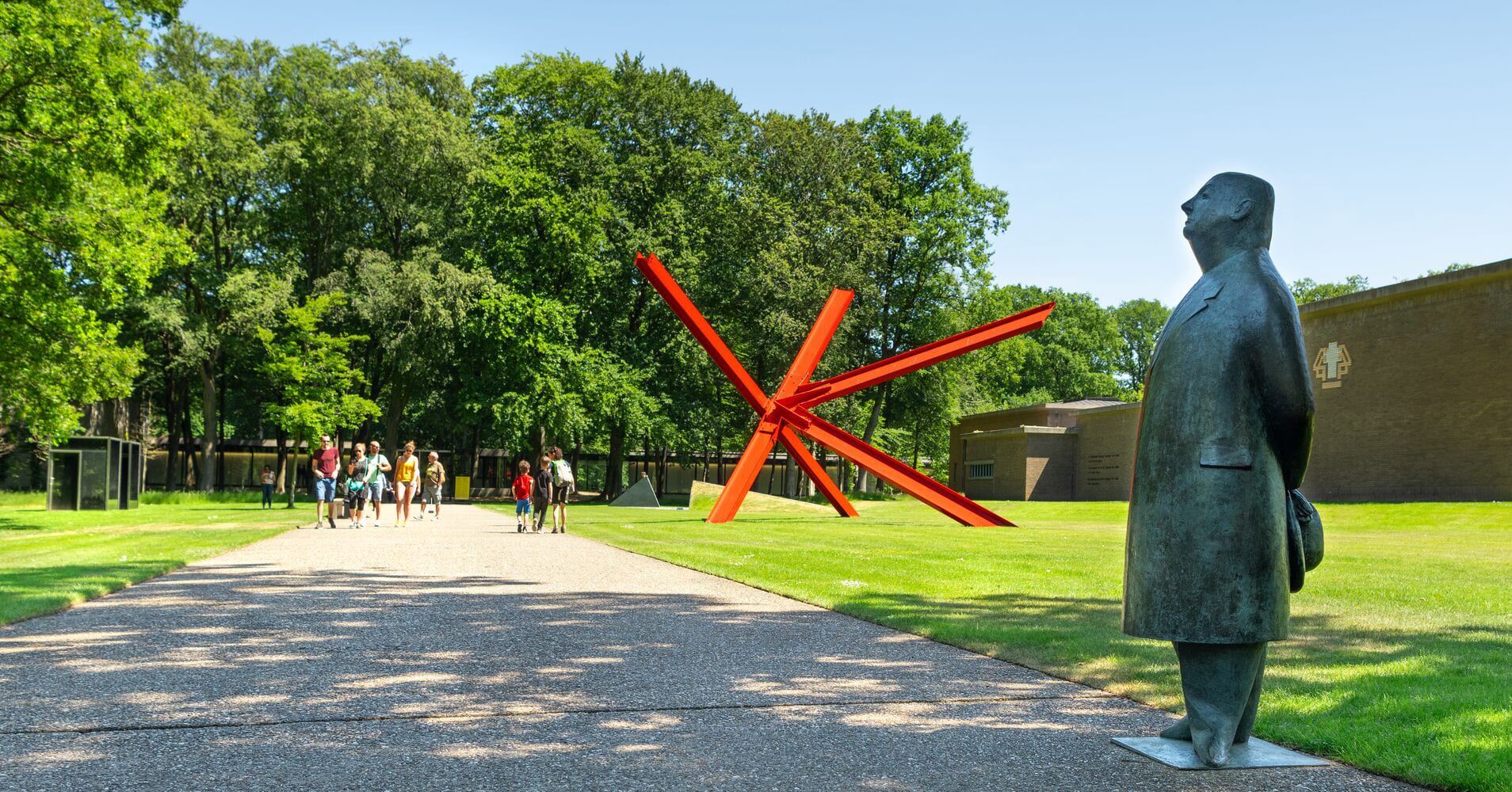 The sculpture garden of the Kröller-Müller Museum